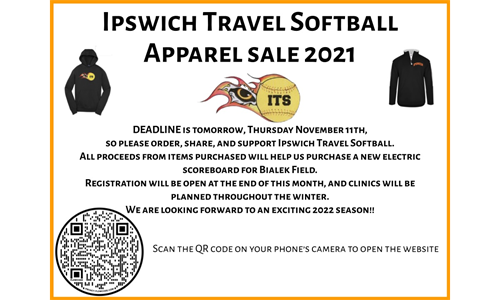 Watch for the next ITS Apparel sale